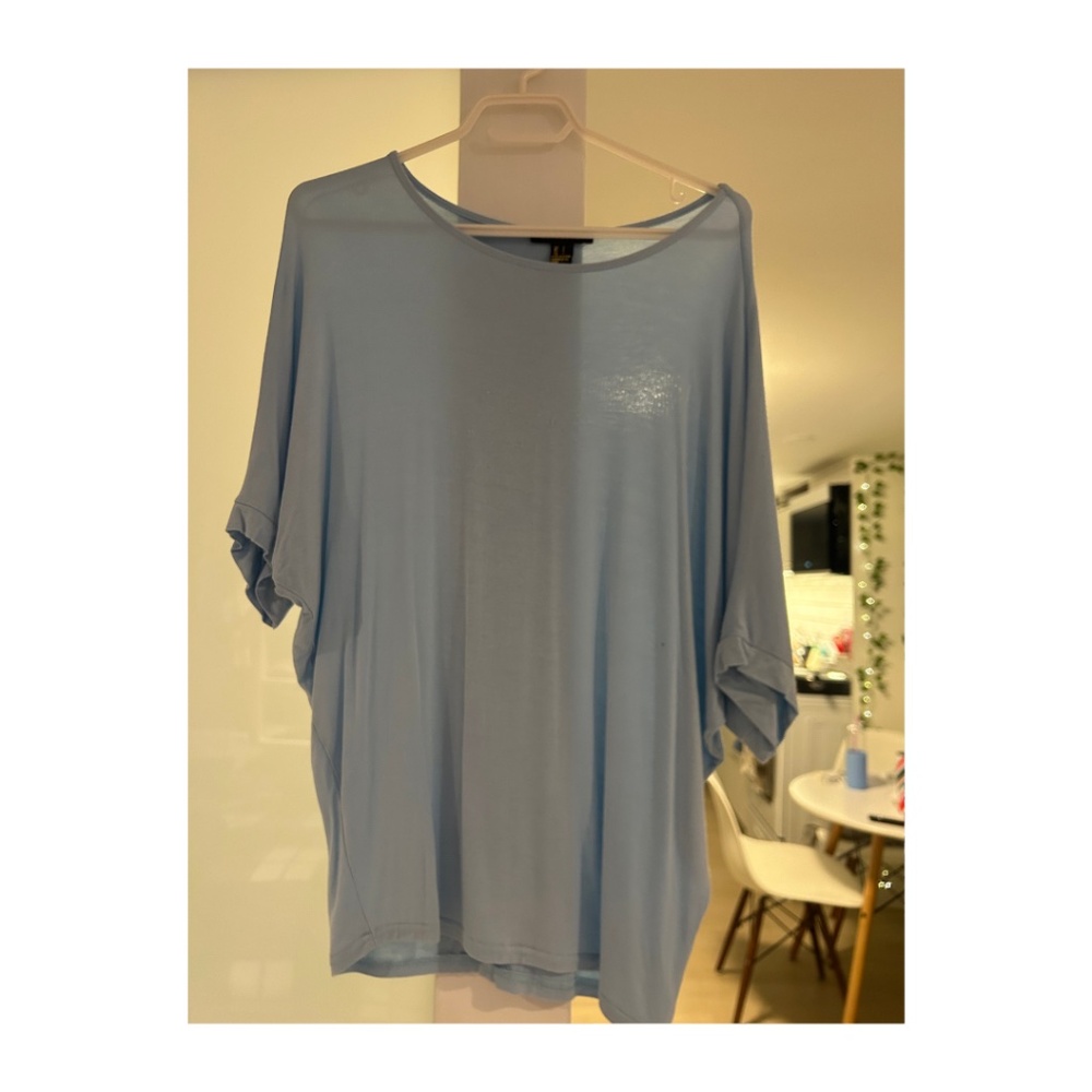 Women's Off the Shoulder Sky Blue Blouse